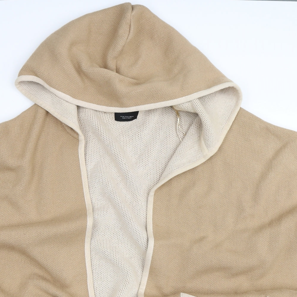 Zara Womens Beige   Cardigan Jumper Size M