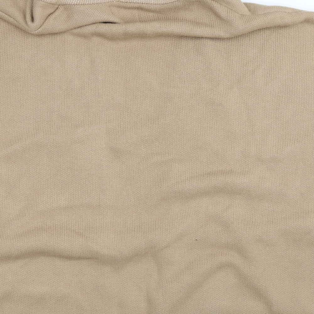 Zara Womens Beige   Cardigan Jumper Size M