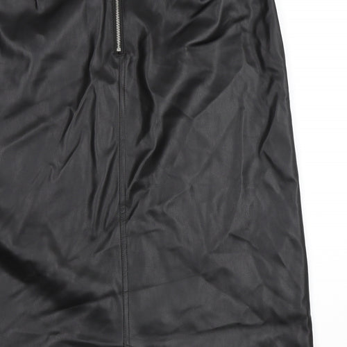 Marks and Spencer Womens Black   Straight & Pencil Skirt Size 16