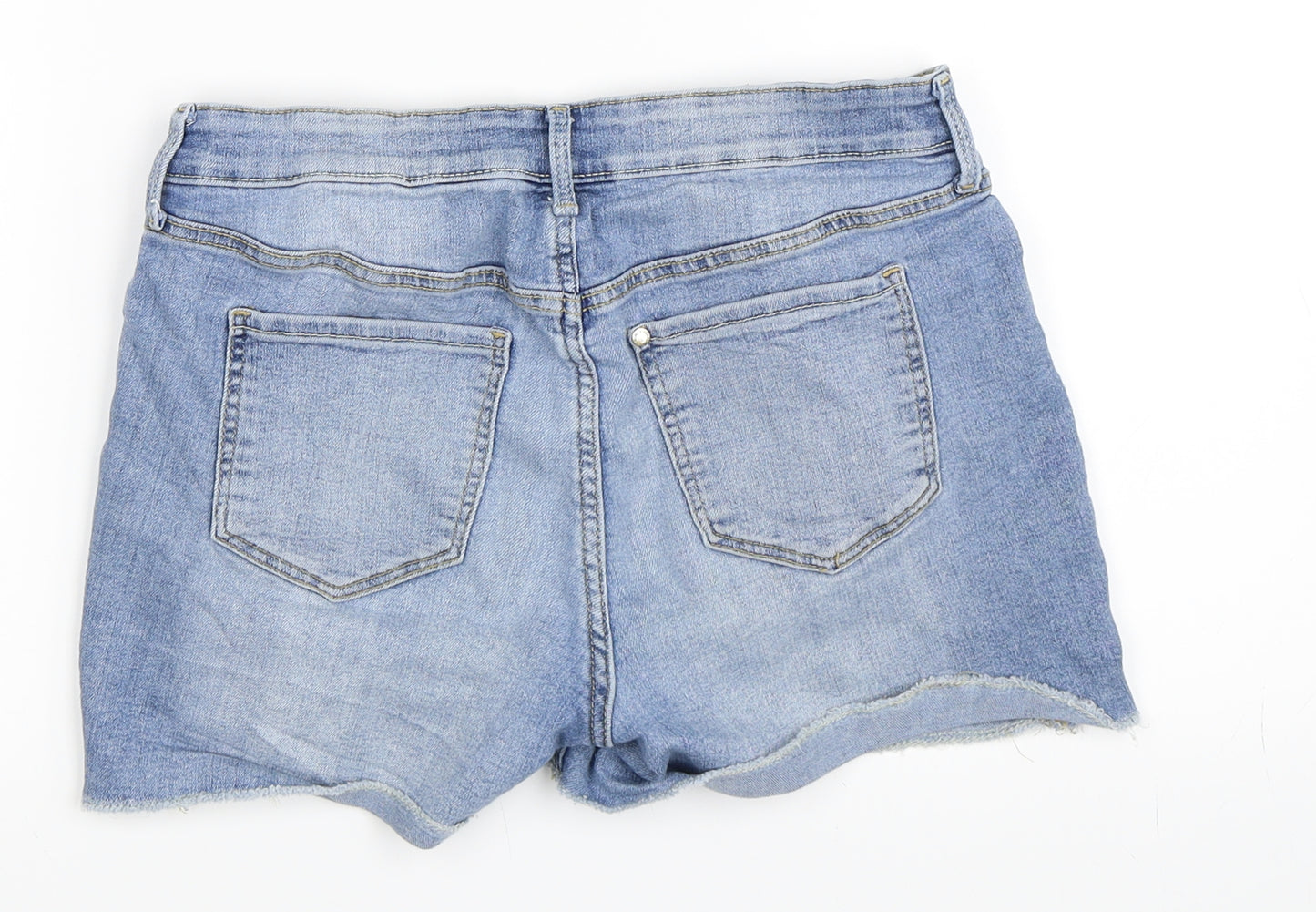 H&M Girls Blue   Hot Pants Shorts Size 12-13 Years