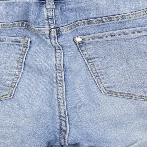 H&M Girls Blue   Hot Pants Shorts Size 12-13 Years