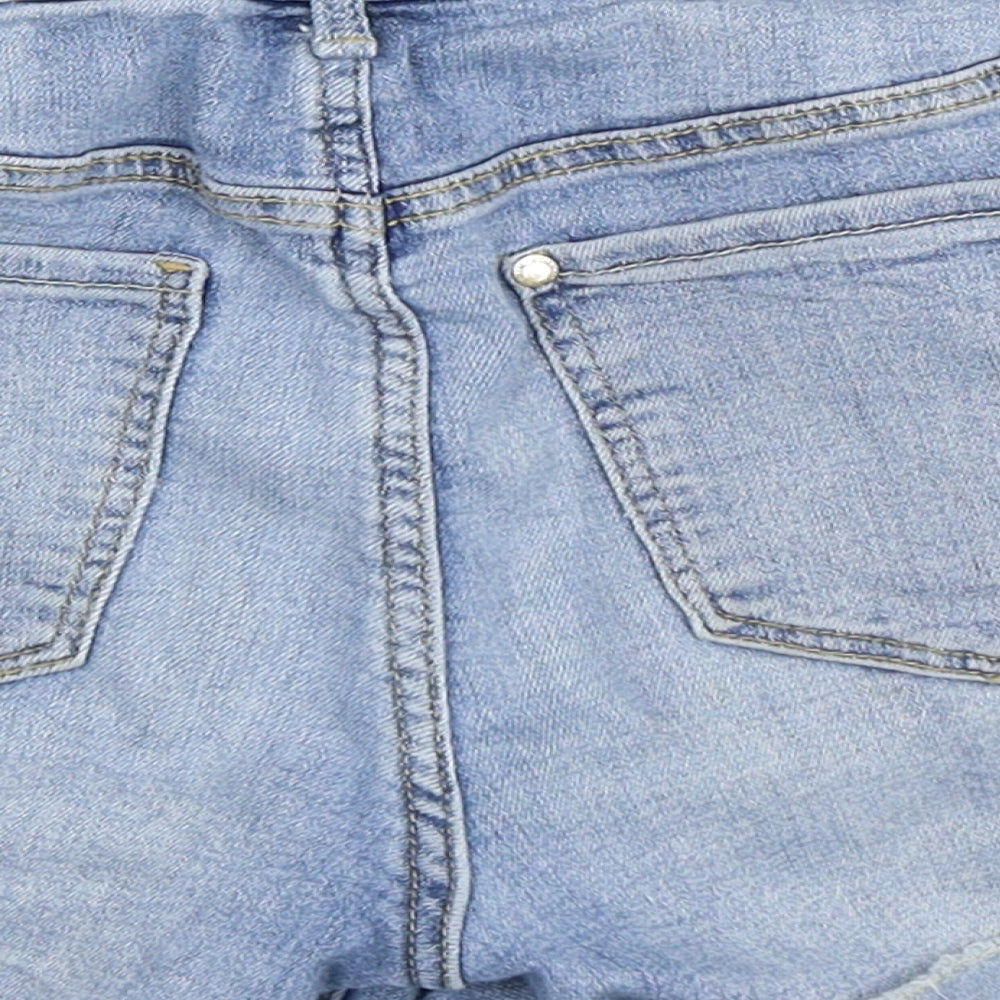 H&M Girls Blue   Hot Pants Shorts Size 12-13 Years