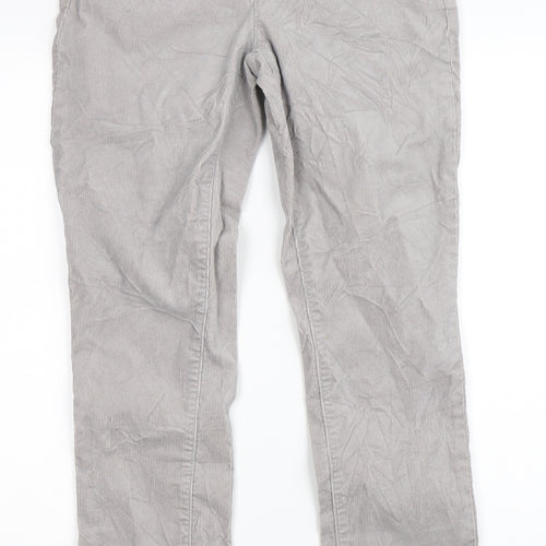 Lands End Womens Grey   Straight Jeans Size 8 L28 in