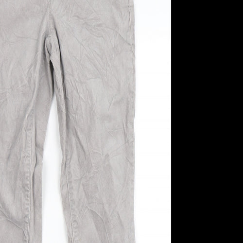 Lands End Womens Grey   Straight Jeans Size 8 L28 in