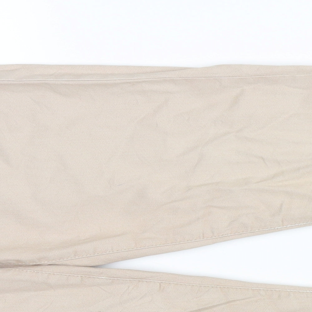 Marks and Spencer Womens Beige   Skinny Jeans Size 16 L28 in - Jegging