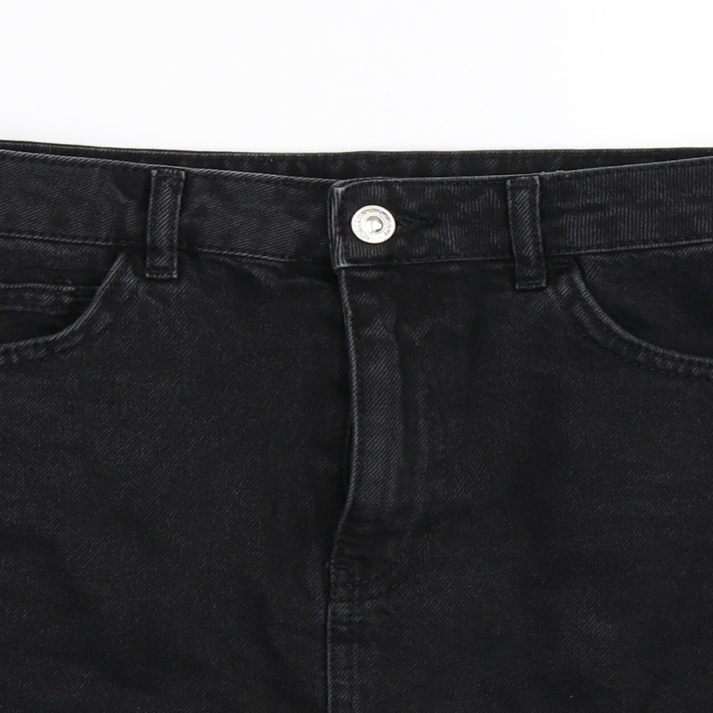 LCW Jeans Womens Black   A-Line Skirt Size 8