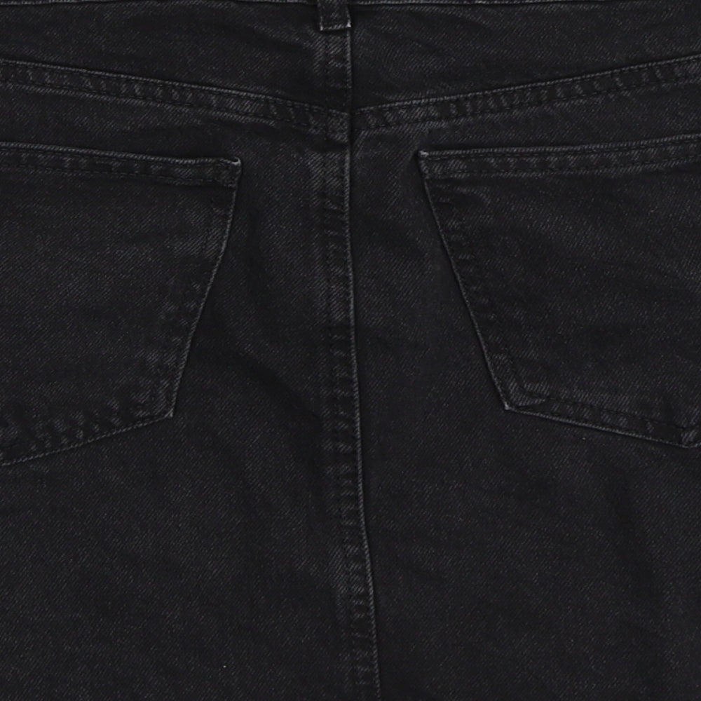 LCW Jeans Womens Black   A-Line Skirt Size 8