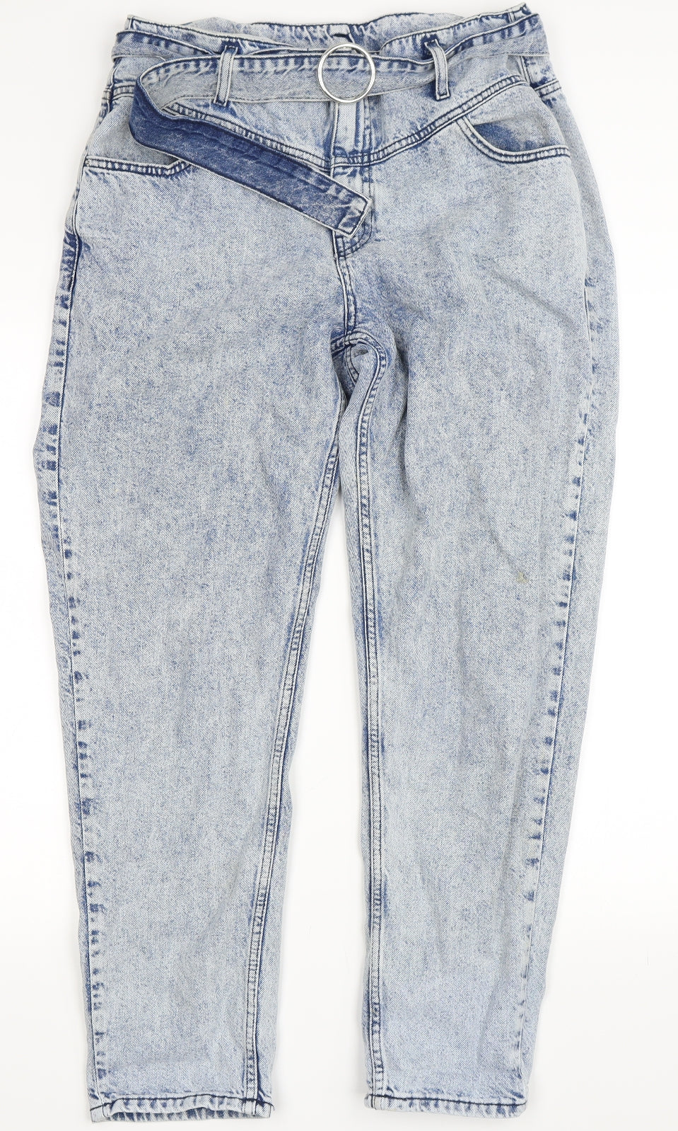 Primark Womens Blue   Boyfriend Jeans Size 16 L28 in