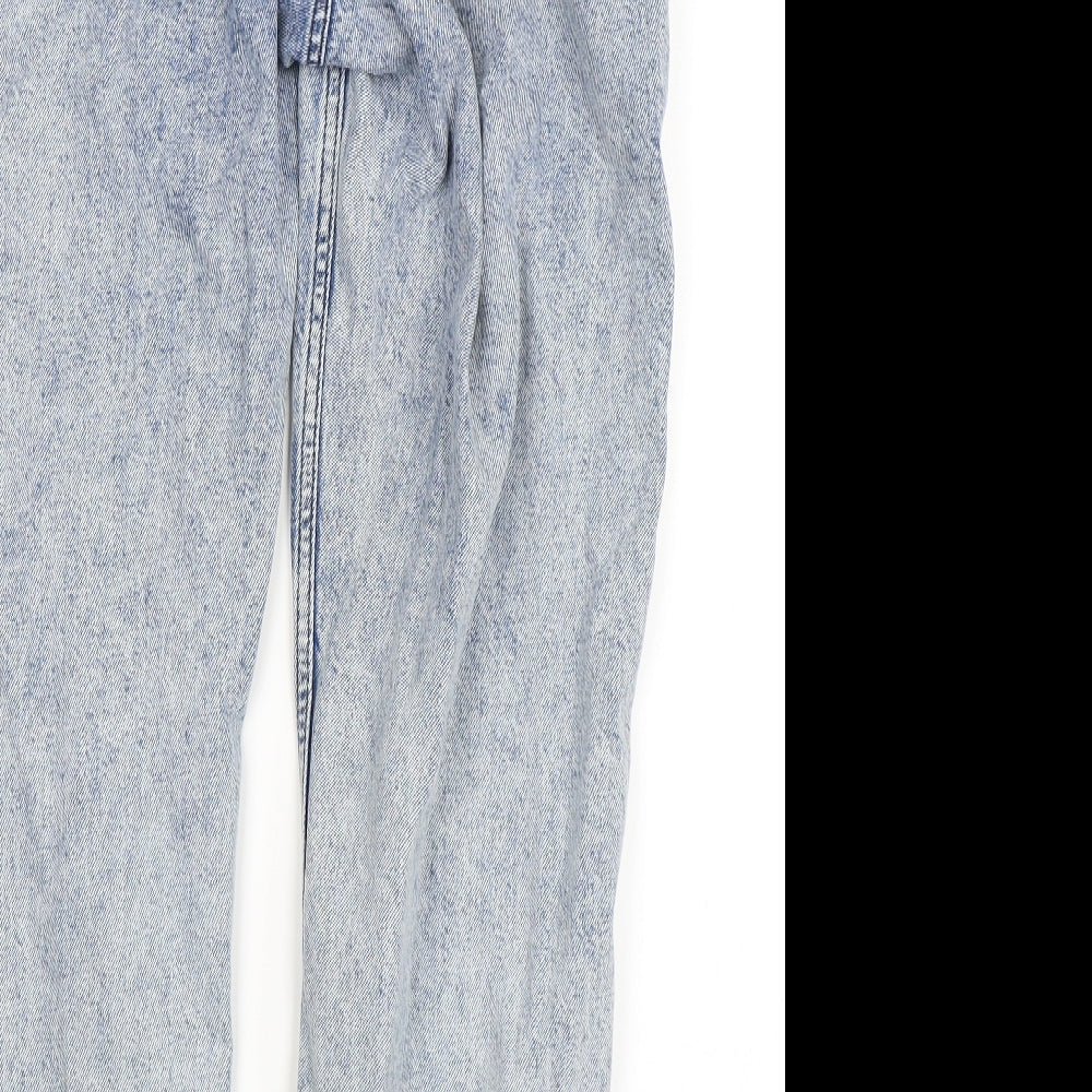 Primark Womens Blue   Boyfriend Jeans Size 16 L28 in