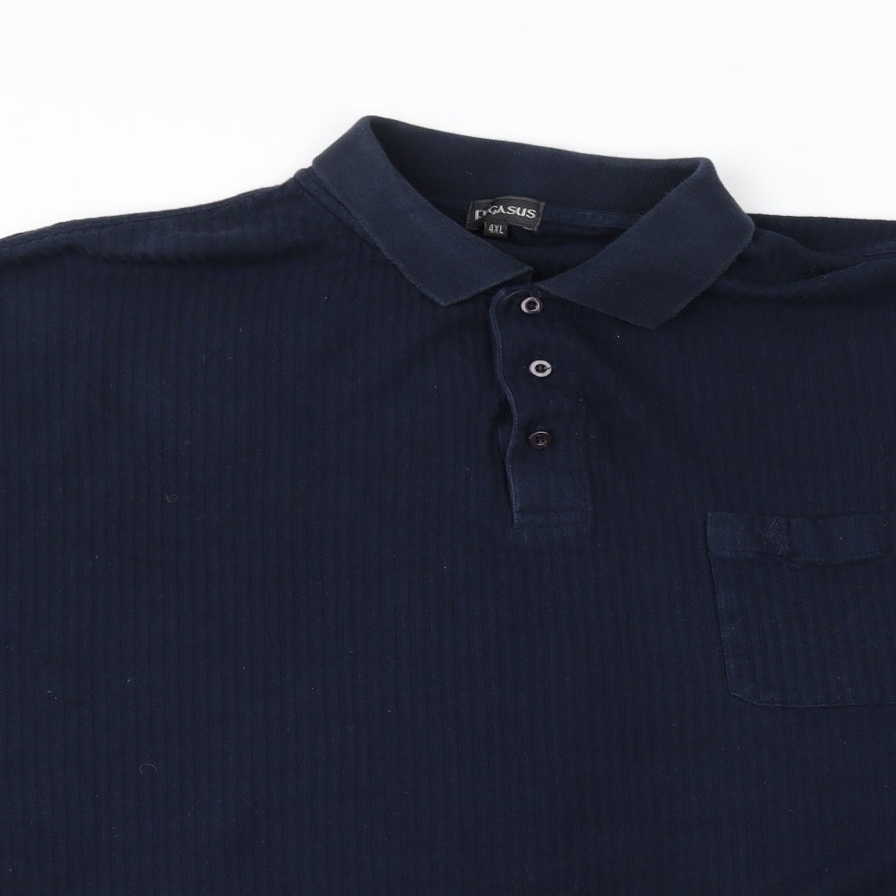 Pegasus Mens Blue    Polo Size 4XL