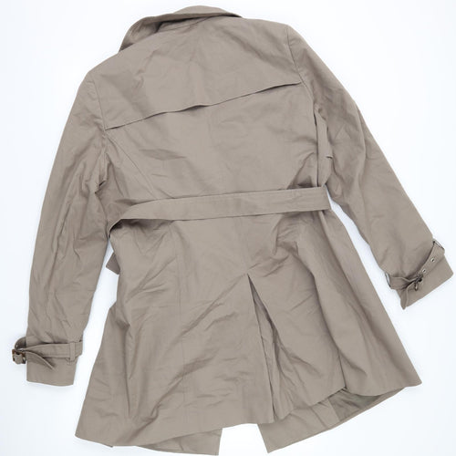ASOS Womens Grey   Trench Coat Coat Size 18