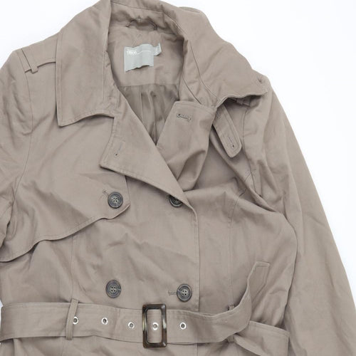 ASOS Womens Grey   Trench Coat Coat Size 18