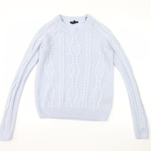 H&M Womens Blue   Pullover Jumper Size M