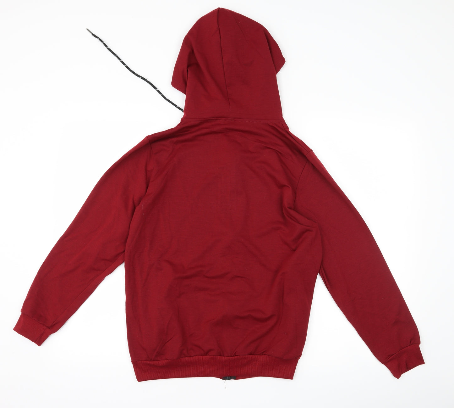 Preworn Mens Red   Full Zip Hoodie Size M