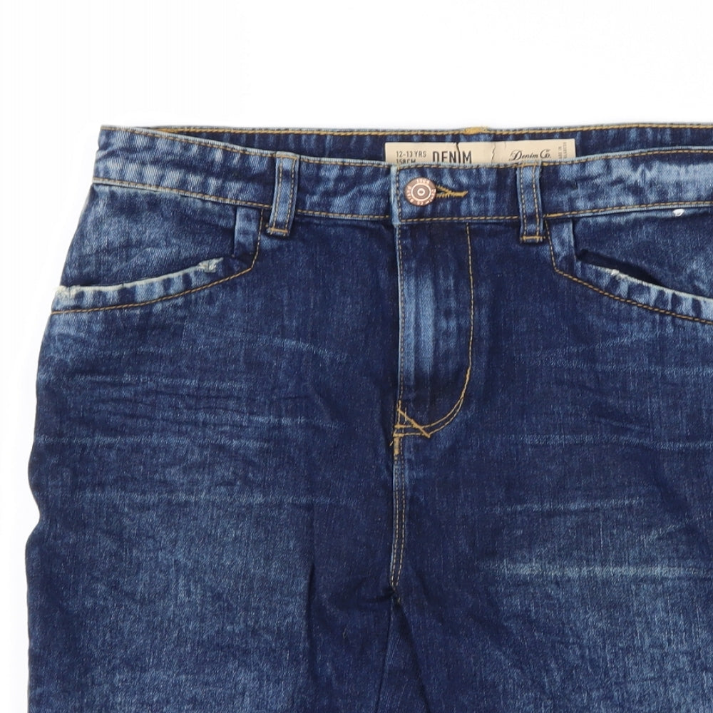 denim co Boys Blue  Denim Bermuda Shorts Size 12-13 Years