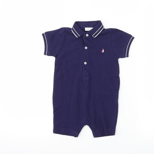 NEXT Boys Blue   Babygrow One-Piece Size 6-9 Months