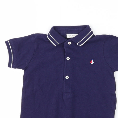 NEXT Boys Blue   Babygrow One-Piece Size 6-9 Months