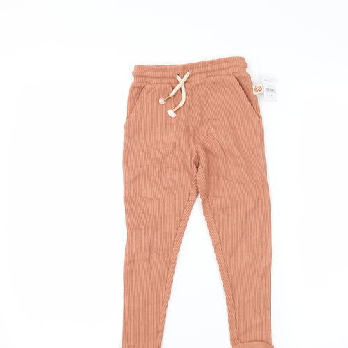 Nutmeg Girls Brown   Jogger Trousers Size 3-4 Years