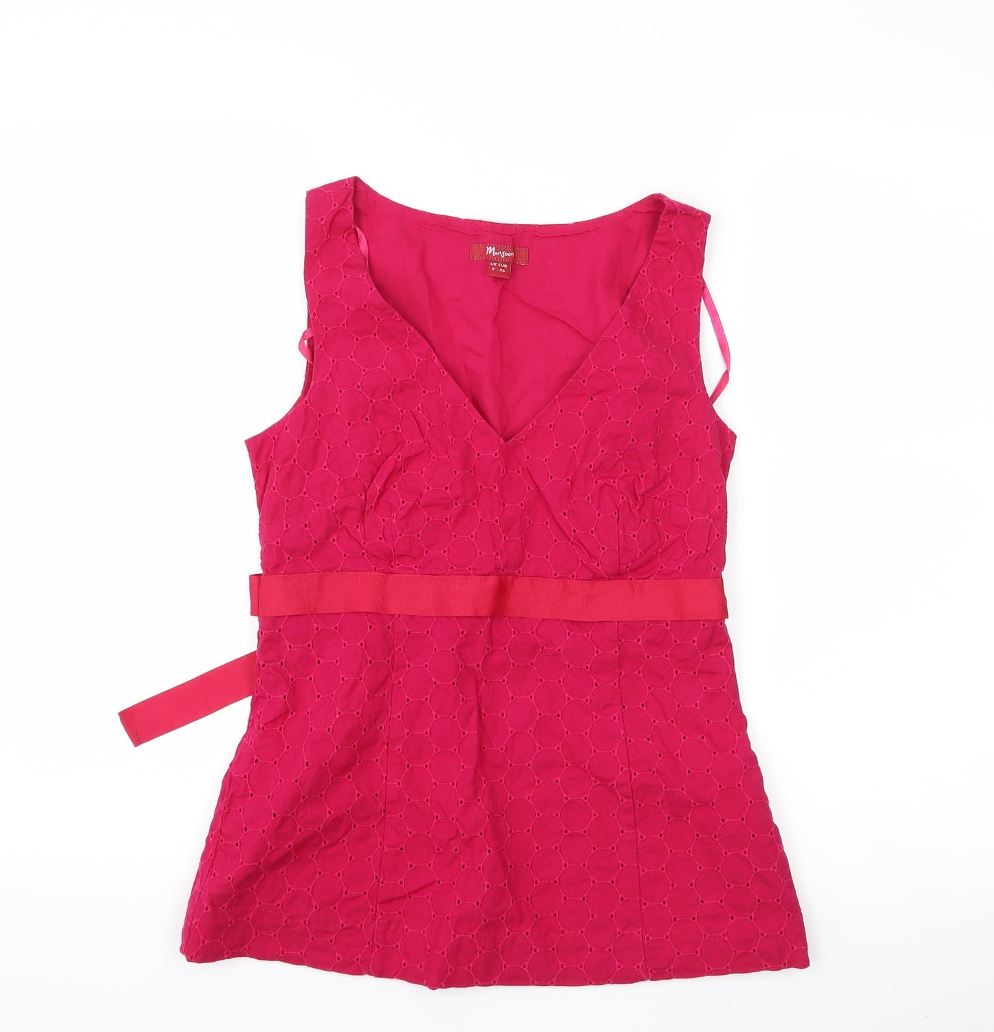 Monsoon Womens Pink   Basic Tank Size 8