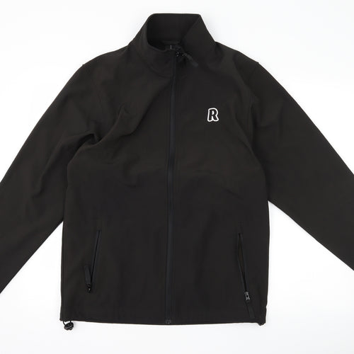 revolt Mens Black  Softshell Jacket  Size M