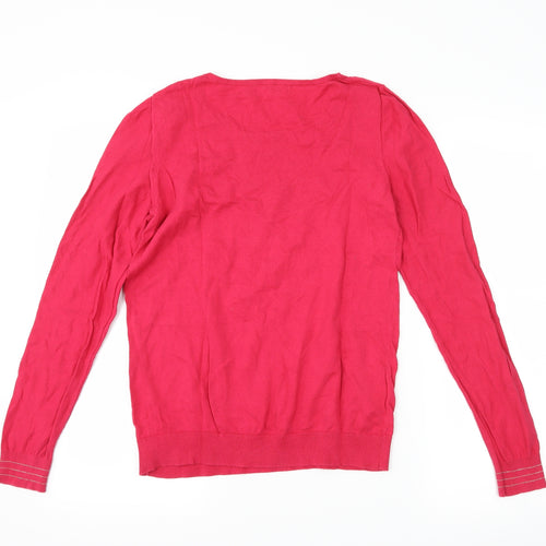 Promod Womens Pink   Pullover Jumper Size M