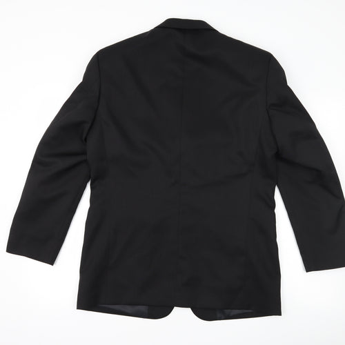 zantos Mens Black   Jacket Suit Jacket Size 38