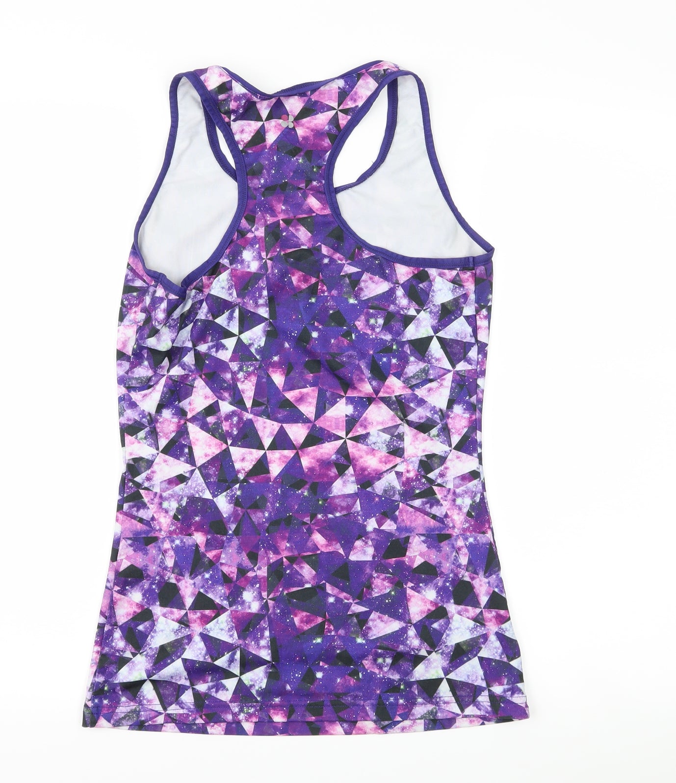 Sweaty Betty Womens Purple Geometric  Basic Tank Size S