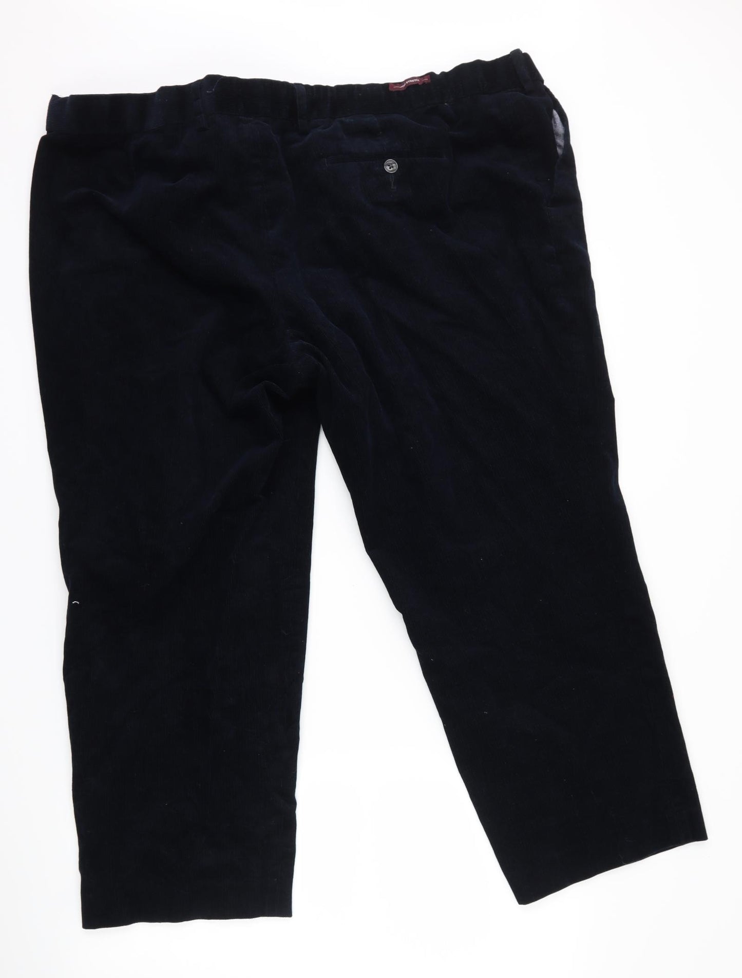 Marks and Spencer Mens Blue  Corduroy Trousers  Size 48 L29 in