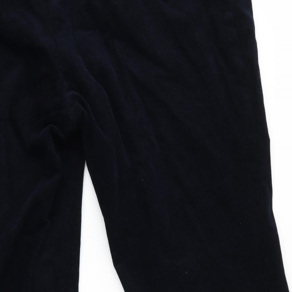 Marks and Spencer Mens Blue  Corduroy Trousers  Size 48 L29 in
