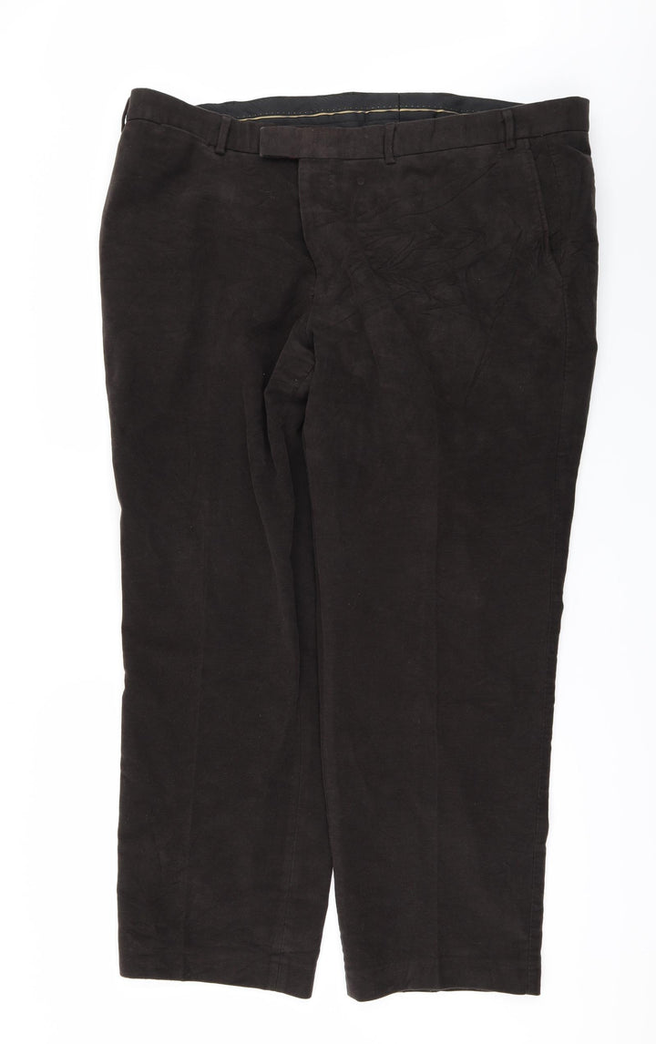 Brook Taverner Womens Brown Trousers Size 46 L28 in