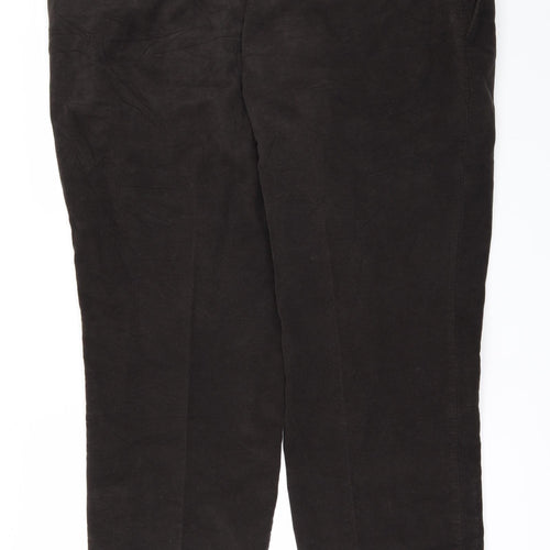 Brook Taverner Womens Brown   Trousers  Size 46 L28 in