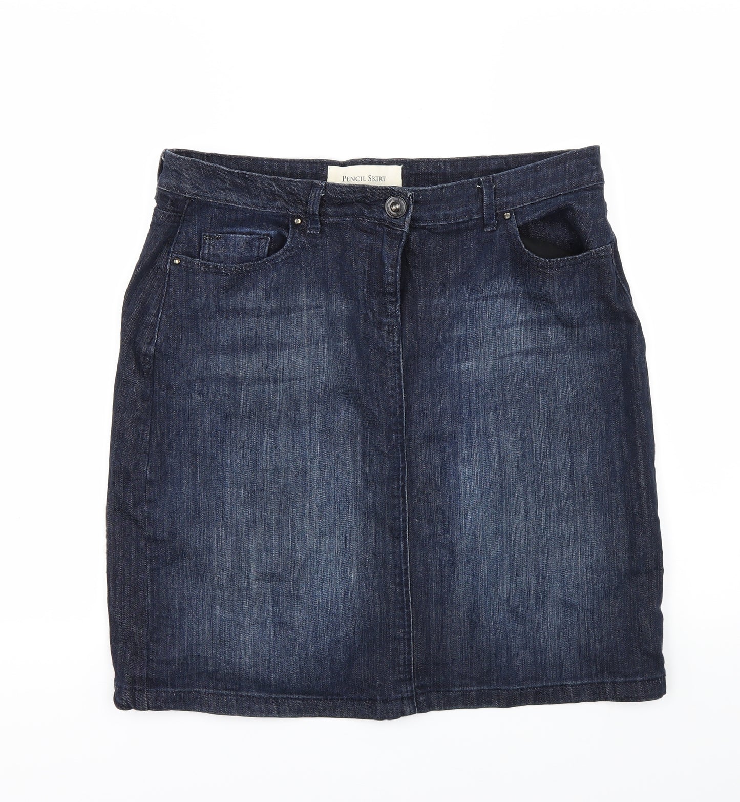 Marks and Spencer Womens Blue   A-Line Skirt Size 14