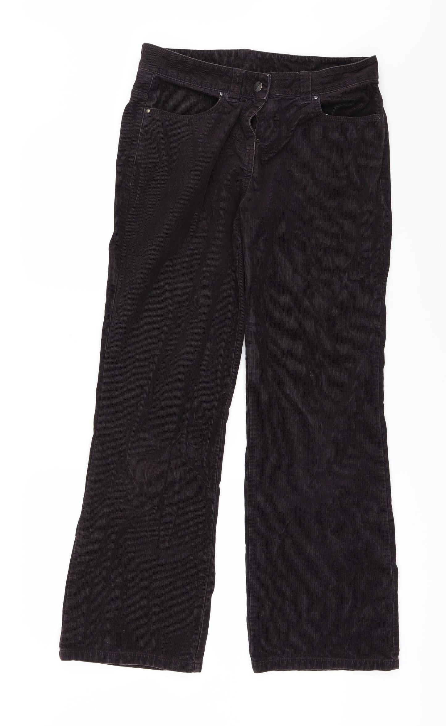 Marks and Spencer Womens Purple   Straight Jeans Size 12 L29 in