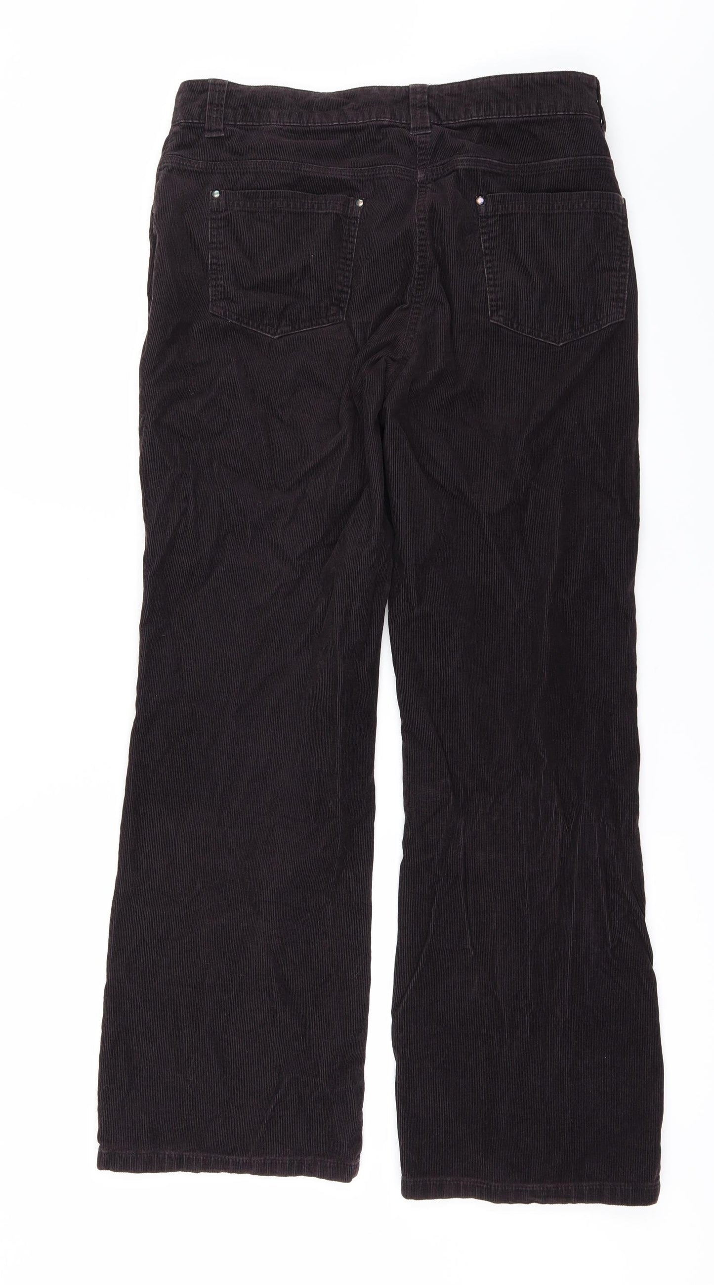 Marks and Spencer Womens Purple   Straight Jeans Size 12 L29 in