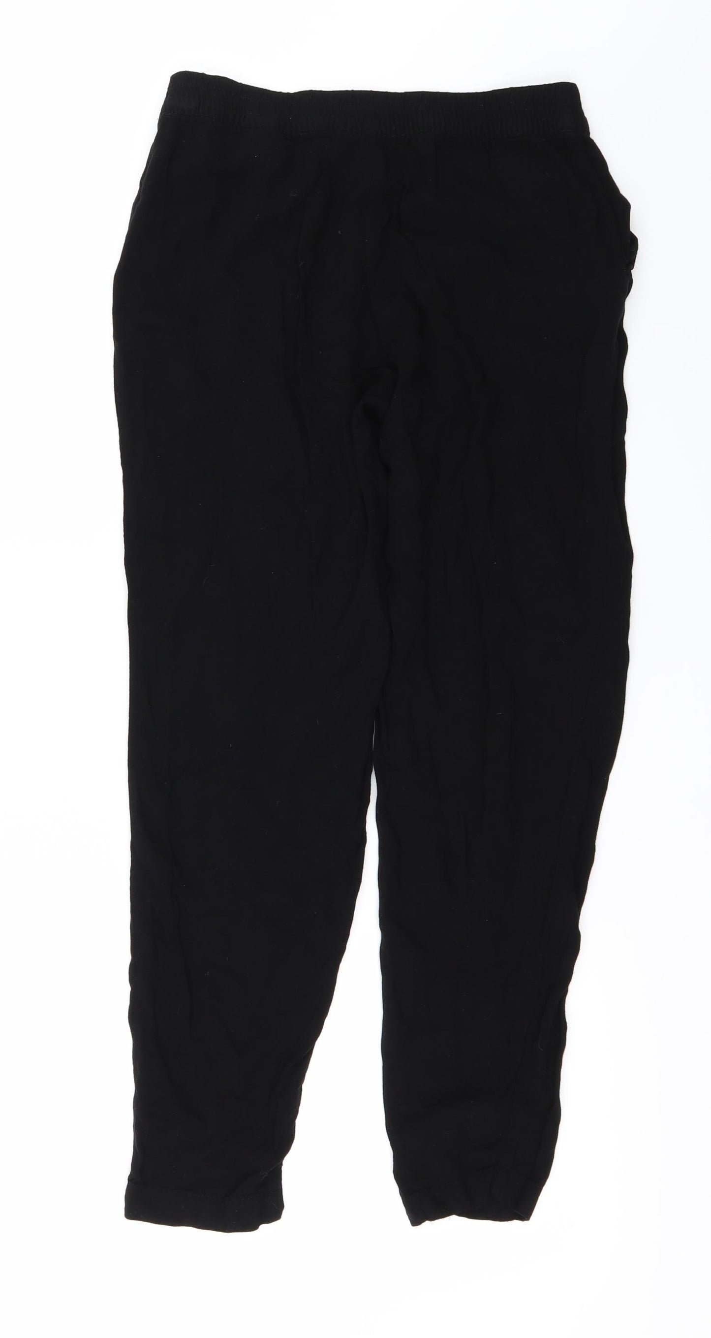 H&M Womens Black   Trousers  Size 8 L24 in