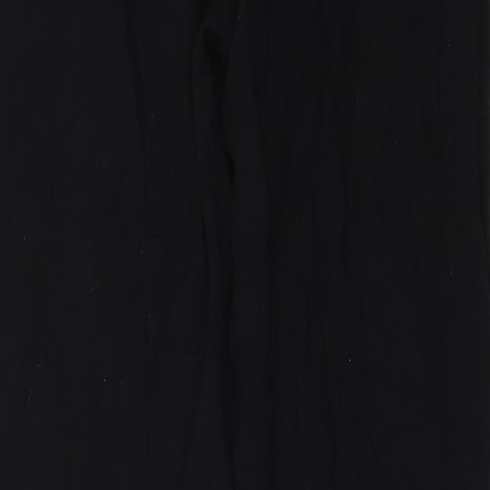 H&M Womens Black   Trousers  Size 8 L24 in