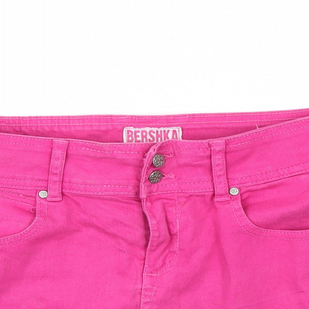 Bershka Womens Pink   A-Line Skirt Size 6