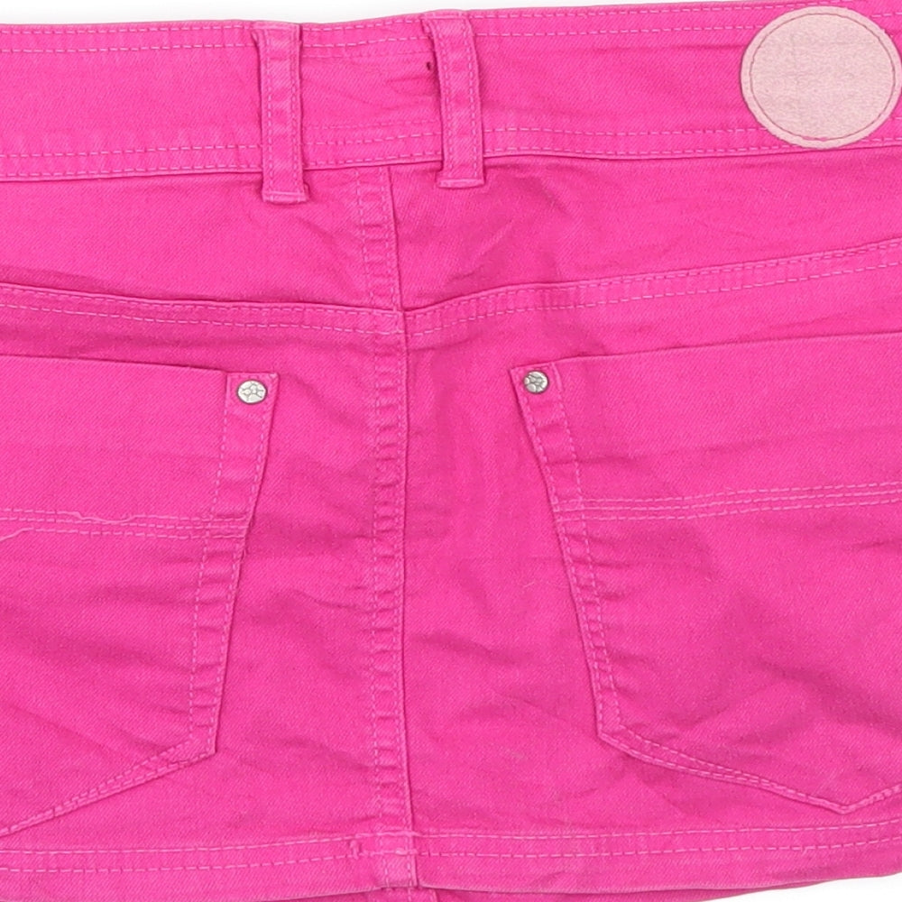 Bershka Womens Pink   A-Line Skirt Size 6