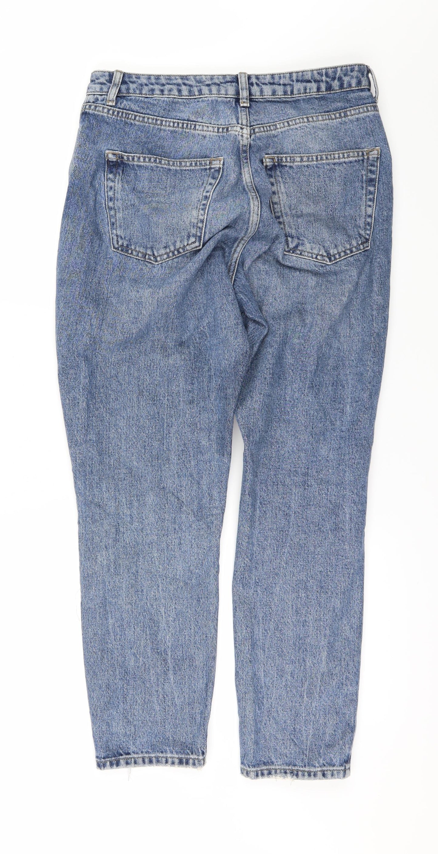 Topshop Womens Blue   Mom Jeans Size 30 L26 in
