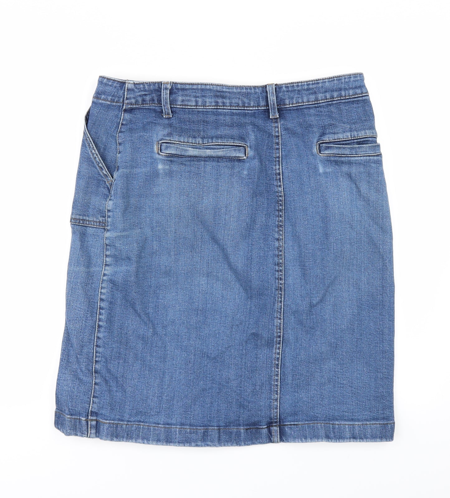 Marks and Spencer Womens Blue   A-Line Skirt Size 16