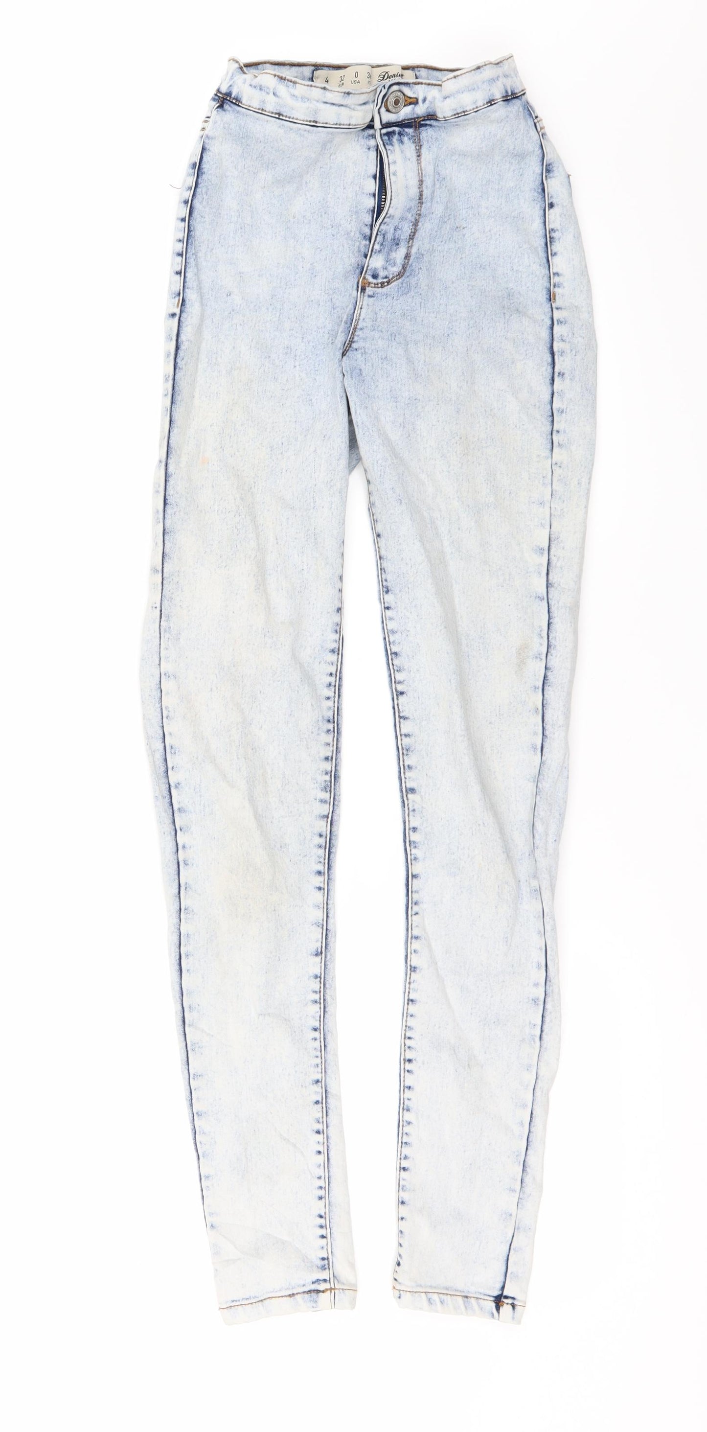 DenimCo Womens Blue   Skinny Jeans Size 4 L27 in
