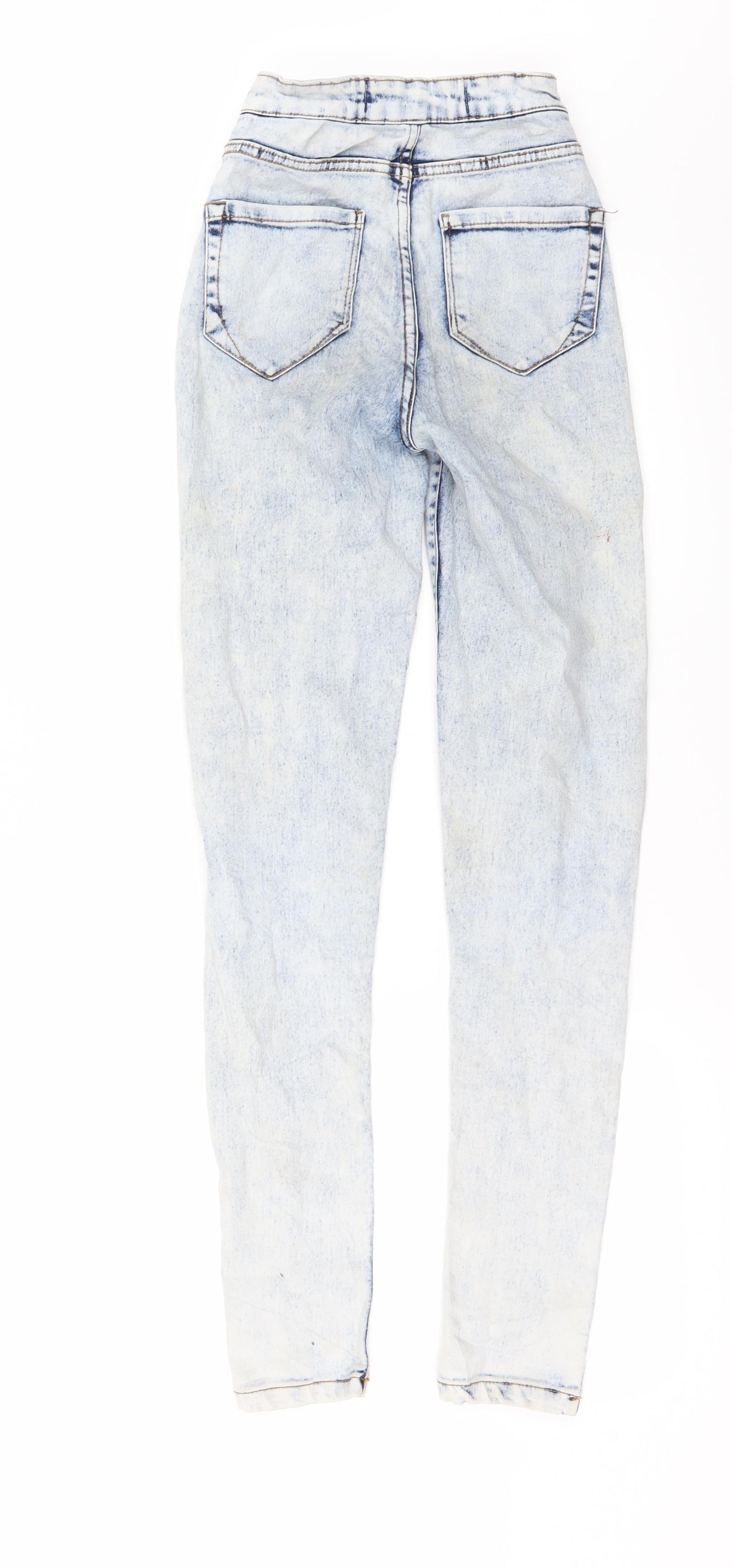 DenimCo Womens Blue   Skinny Jeans Size 4 L27 in
