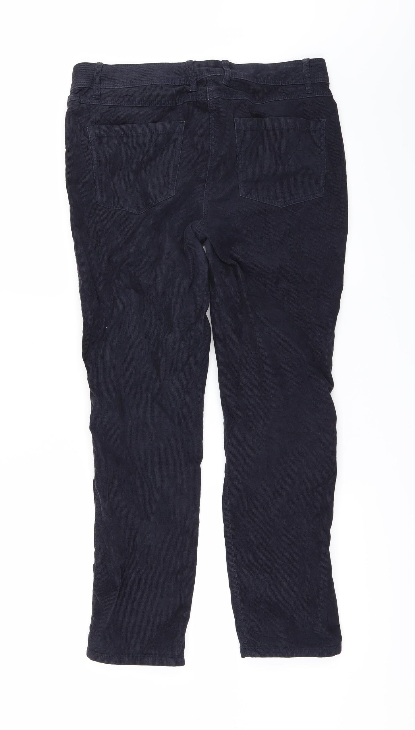 Marks and Spencer Womens Blue   Straight Jeans Size 12 L26 in