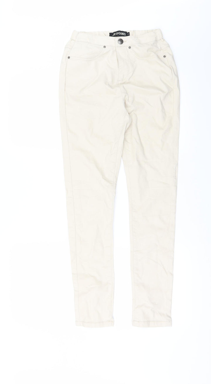 Preworn Womens White Jegging Jeans Size 8 L26 in