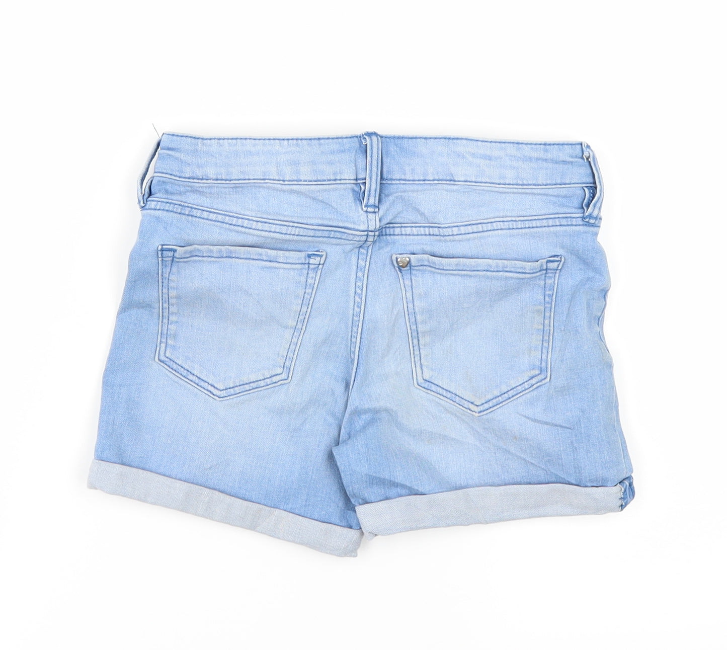 DenimCo Girls Blue   Cut-Off Shorts Size 7-8 Years