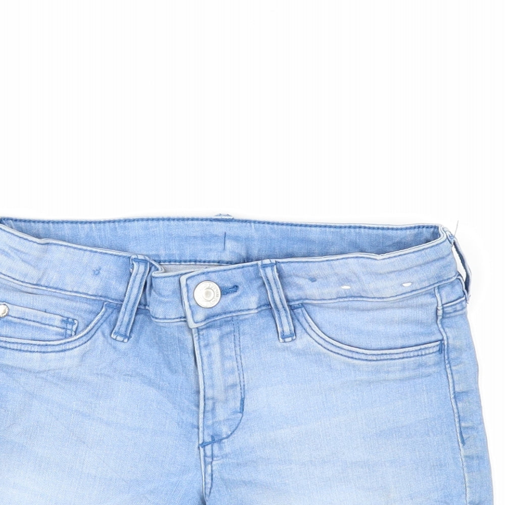 DenimCo Girls Blue   Cut-Off Shorts Size 7-8 Years