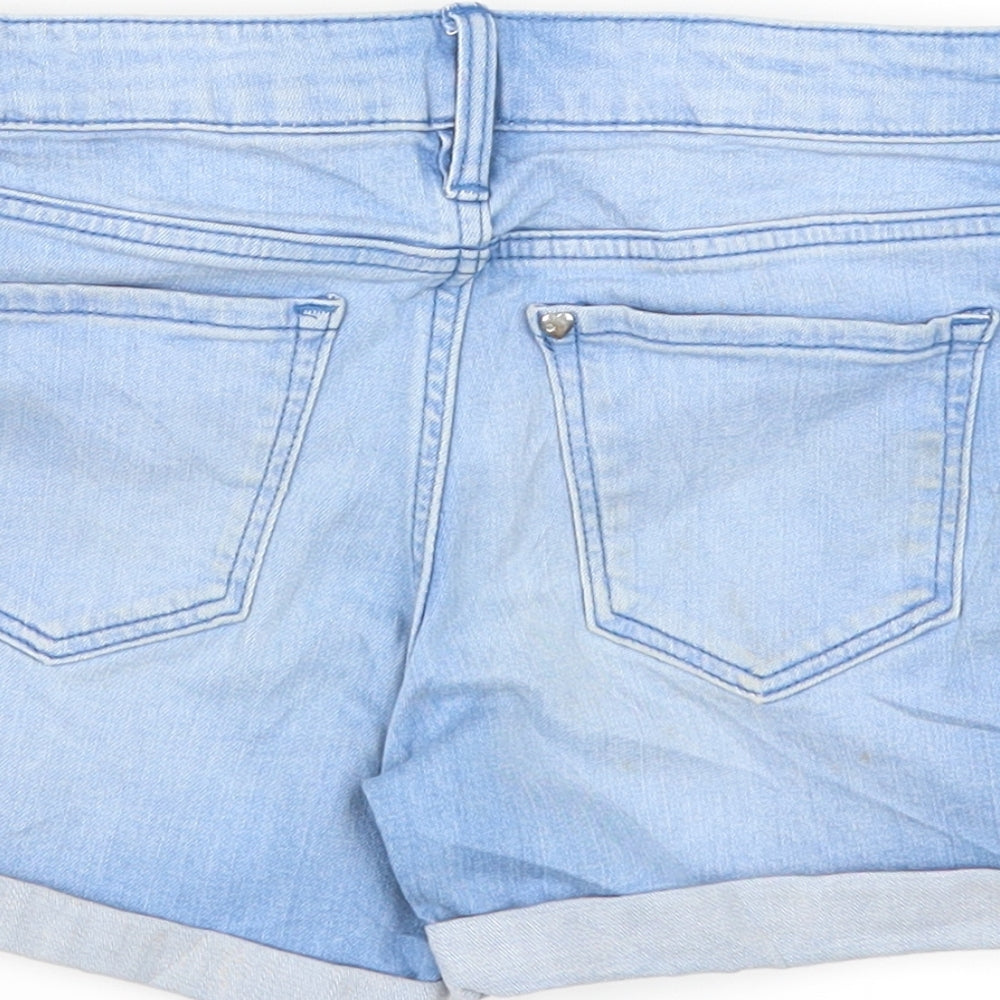 DenimCo Girls Blue   Cut-Off Shorts Size 7-8 Years