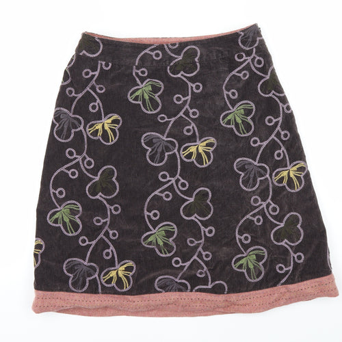 White Stuff Womens Brown   A-Line Skirt Size 10