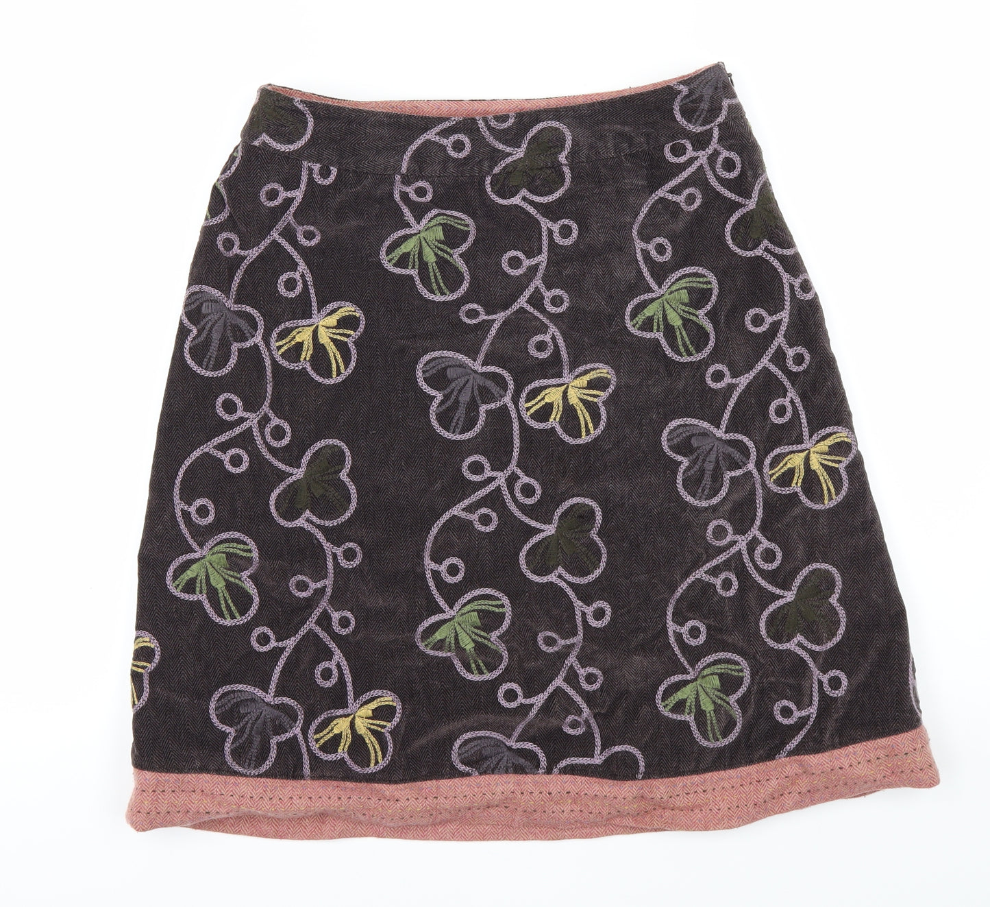 White Stuff Womens Brown   A-Line Skirt Size 10