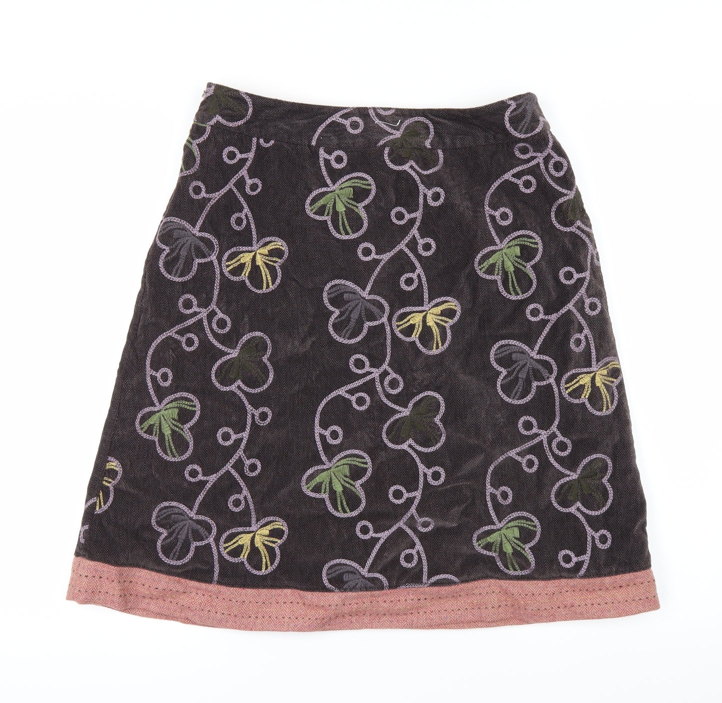 White Stuff Womens Brown   A-Line Skirt Size 10